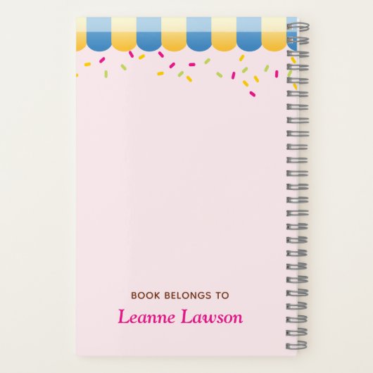 Leuk Snoep Shop Notitieboek Journal (Achterkant)