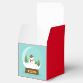 LEUK! Snowman geschenkdoos - gepersonaliseerd - Na Bedankdoosjes (Geopend)