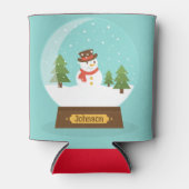 LEUK! Snowman Koelbox - Gepersonaliseerd - Naam to Blikjeskoeler (Voorkant)