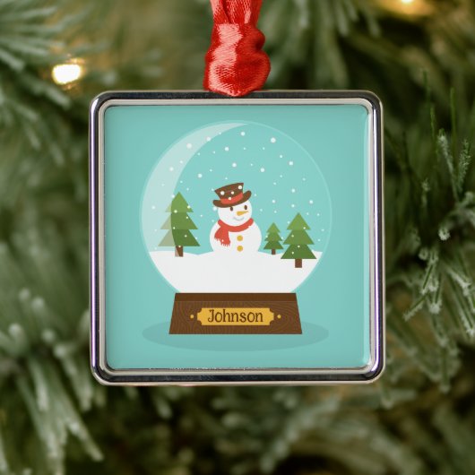 LEUK! Snowman Ornament - Gepersonaliseerd - Naam t (Boom)