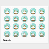LEUK! Snowman Stickers - Gepersonaliseerd - Naam t (Vel)