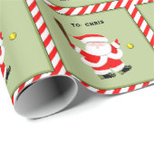 Leuk Softball Holiday Gift Cadeaupapier (Rol Hoek)