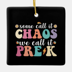 Leuk Sommigen noemen het Chaos Wij noemen het Pre  Keramisch Ornament