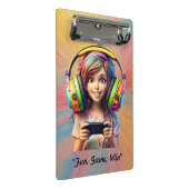"Leuk spel avontuur" Mini Klembord (Schuin)