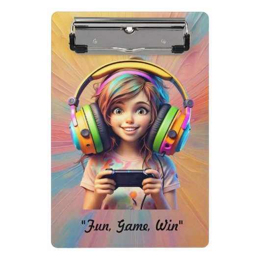 "Leuk spel avontuur" Mini Klembord (Voorkant)