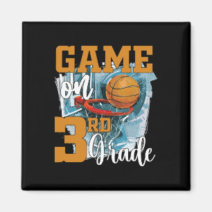 Leuk spel op 3e klas basketbal terug naar school G Magneet