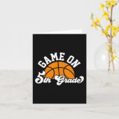 Leuk spel op 5e klas basketbal eerste dag van scho kaart (Gele Bloem)