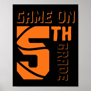 Leuk spel op 5e klas basketbal eerste dag van scho poster