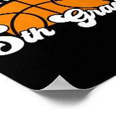Leuk spel op 5e klas basketbal eerste dag van scho poster (Hoek)