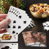Leuk spel op foto Gepersonaliseerde poker speelkaa Pokerkaarten (Insitu)