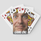 Leuk spel op foto Gepersonaliseerde poker speelkaa Pokerkaarten (Achterkant)