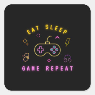 Leuk spel voor kinderen - Grappig schattig ontwerp Vierkante Sticker