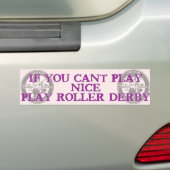 leuk spelen bumpersticker (Op auto)