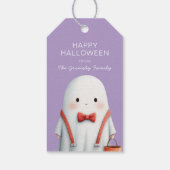 Leuk spook Halloween gunstbewijs Cadeaulabel (Achterkant)