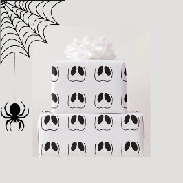 Leuk, spookachtig, spookgezicht voor Halloween Cadeaupapier