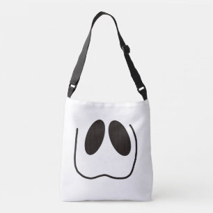 Leuk, spookachtig, spookgezicht voor Halloween Crossbody Tas