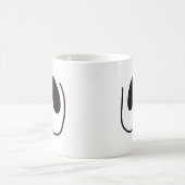 Leuk, spookachtig, spookgezicht voor Halloween Koffiemok (Center)