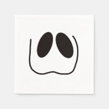 Leuk, spookachtig, spookgezicht voor Halloween