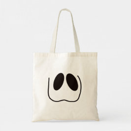 Leuk, spookachtig, spookgezicht voor Halloween Tote Bag