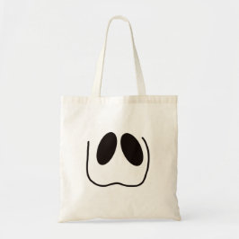 Leuk, spookachtig, spookgezicht voor Halloween Tote Bag