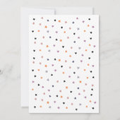 Leuk spooktacular verjaardagsfeestje kaart (Achterkant)