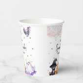 Leuk spooktacular verjaardagsfeestje papieren bekers (Links)