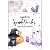 Leuk spooktacular verjaardagsfeestje vlaggetjes (Tweede vlag)
