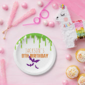 Leuk Spooky Halloween Kids Verjaardagsfeestje Papieren Bordje (Feest)