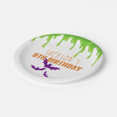 Leuk Spooky Halloween Kids Verjaardagsfeestje Papieren Bordje (Gekanteld)