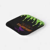 Leuk Spooky Halloween Kids Verjaardagsfeestje Papieren Bordje (Gebogen)