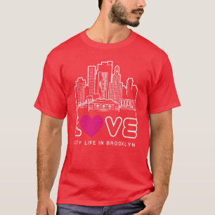 Leuk Stadse Leven in Brooklyn meisje T-shirt