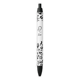 Leuk sterrenbeeld/Leo Zwarte Inkt Pen