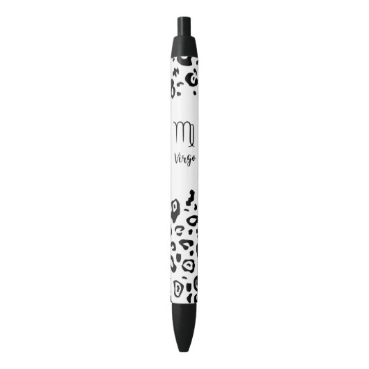Leuk sterrenbeeld/Maagd Zwarte Inkt Pen (Voorkant Verticaal)