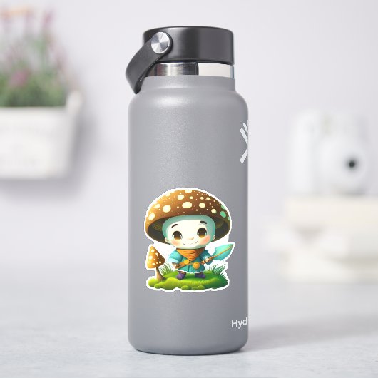 Leuk stickerpakket met paddenstoelen sticker (HydroFlask)