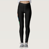 Leuk & stijlvol acroniem WTF Legging, heetste work Leggings (Voorkant)