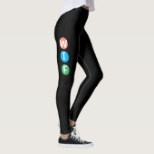Leuk & stijlvol acroniem WTF Legging, heetste work Leggings (Rechts)