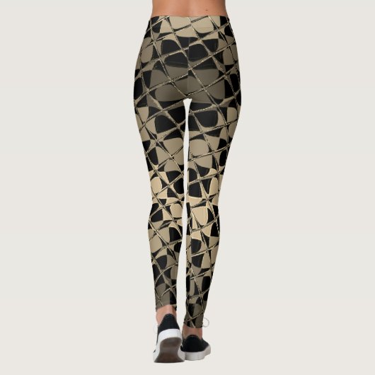 Leuk stijlvol damesalweer leggings (Achterkant)