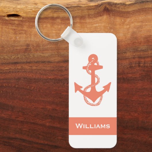 leuk, stinkend ANCHOR MET NAAM | SLEUTELHANGER (Voorkant)