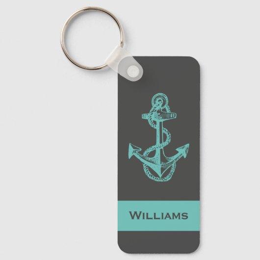 leuk, stinkend ANCHOR MET NAAM | SLEUTELHANGER (Voorkant)