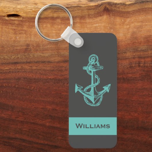 leuk, stinkend ANCHOR MET NAAM | SLEUTELHANGER (Voorkant)