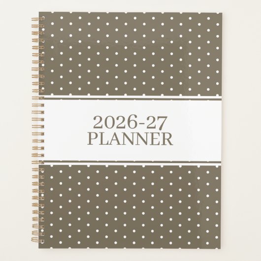 Leuk Stippenpatroon Planner (Voorkant)