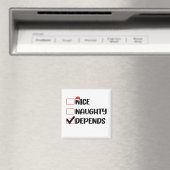Leuk Stout Afhankelijk van Sinterklaas Kerst Wensl Magneet (Insitu (Vaatwasser))