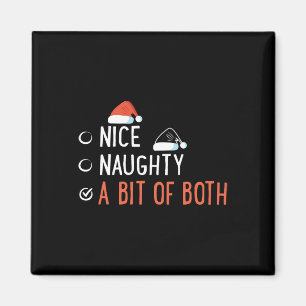 Leuk stout een beetje van beide Santa's lijst grap Magneet