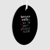 Leuk Stout Er Was Een Belofte Kerstmis Ornament (voorkant)
