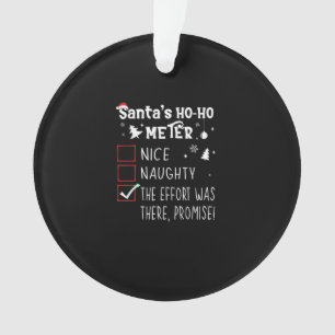 Leuk Stout Er Was Een Belofte Kerstmis Ornament