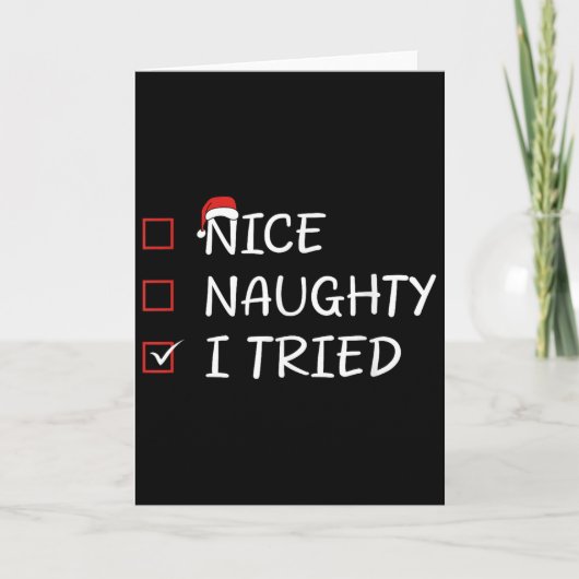 Leuk Stout Ik Heb Geprobeerd Kaart (Voorkant)