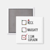 Leuk stout Ik kan grappige selectie uitleggen als  Magneet (Voorkant / Achterkant)