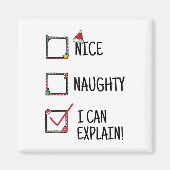 Leuk stout Ik kan grappige selectie uitleggen als  Magneet (Voorkant)