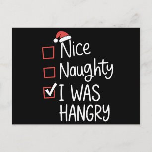 Leuk Stout Ik was Hangerig Kerst Wenslijst Kerstmi Feestdagenkaart