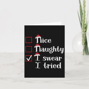 Leuk stout ik zweer dat ik Schattigee kerst heb ge Kaart